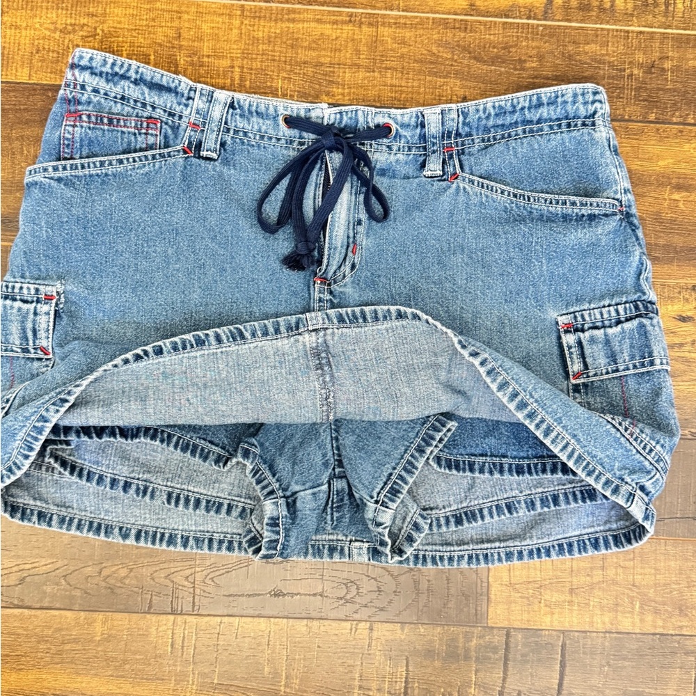 “Ellemenno” Blue Denim Skort